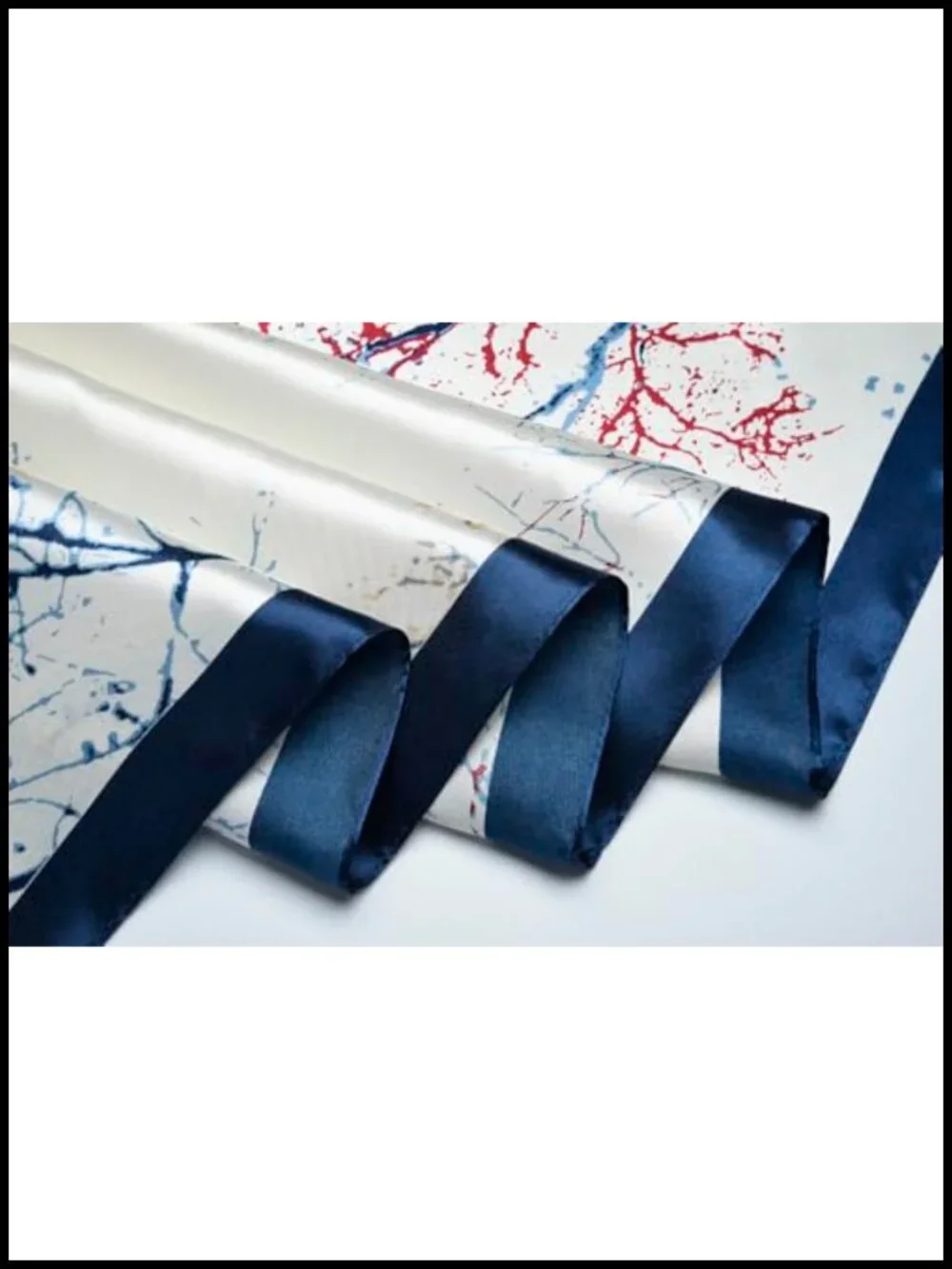 Satin Square Scarf, Silk-Feel Hair Wrap, Large Bandana, Neck Wrap & Headscarf